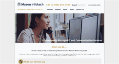 Desktop Screenshot of masoninfotech.co.uk